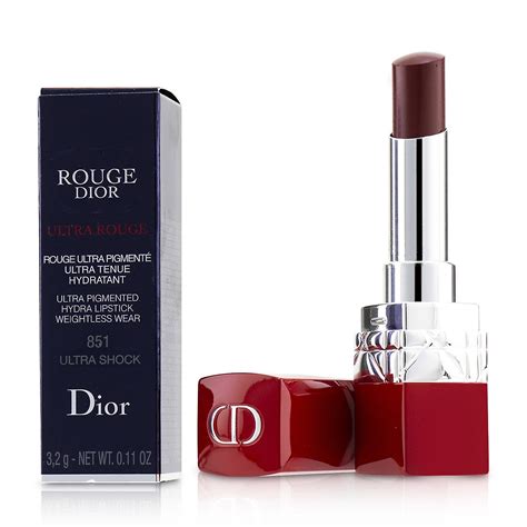 rouge dior ultra rouge di dior n851|Dior Ultra Shock (851) Rouge Dior Ultra Rouge Lipstick.